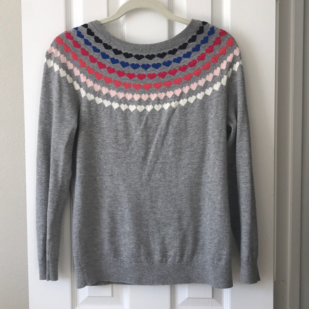 Sweater with hearts